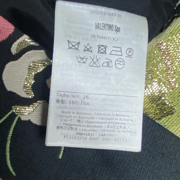 RED Valentino Beige Dress with Gold Detail - Picture 4 of 6